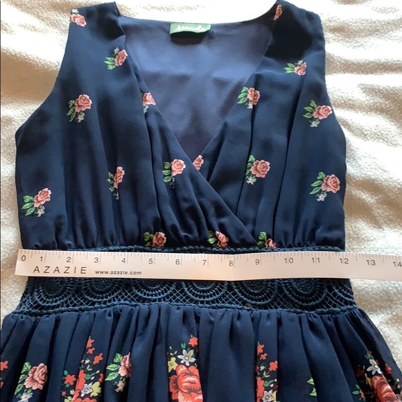 Maude blue floral dress - Picture 9 of 12